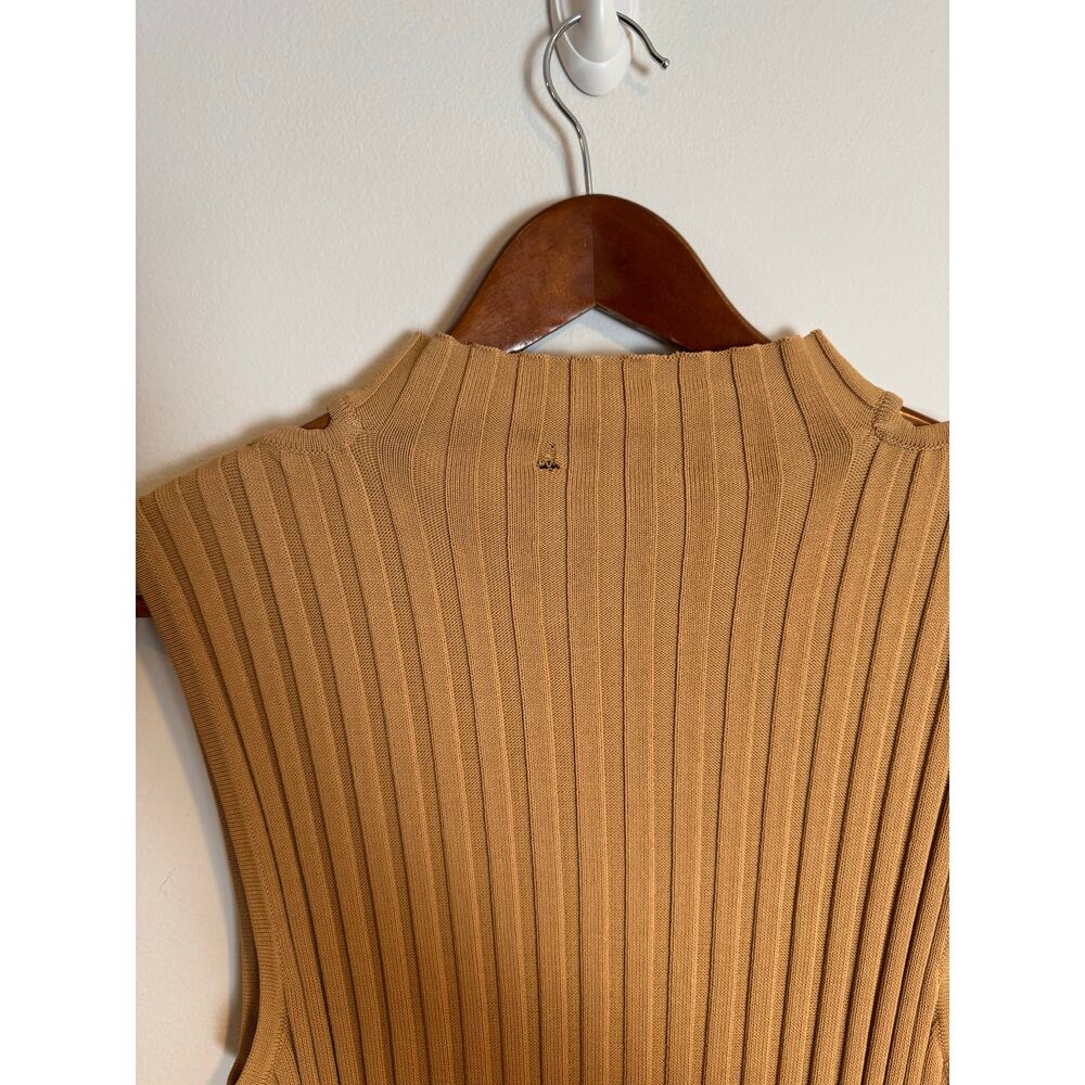 Acler Collins Twisted Rib Cutout Midi Dress Size 6 - Picture 7 of 7